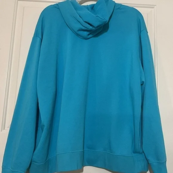 Nike Hoodie sweatshirt Aqua size 2XL - Picture 3 of 10